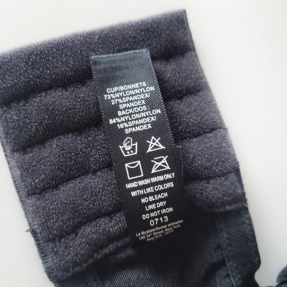 New Le Mystere French Lace Nursing Bra 34G Sexy Mama Collection NWT Black 163 - Picture 7 of 9